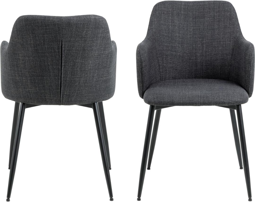 Fauteuil Ilsa - gris foncé - Image 6