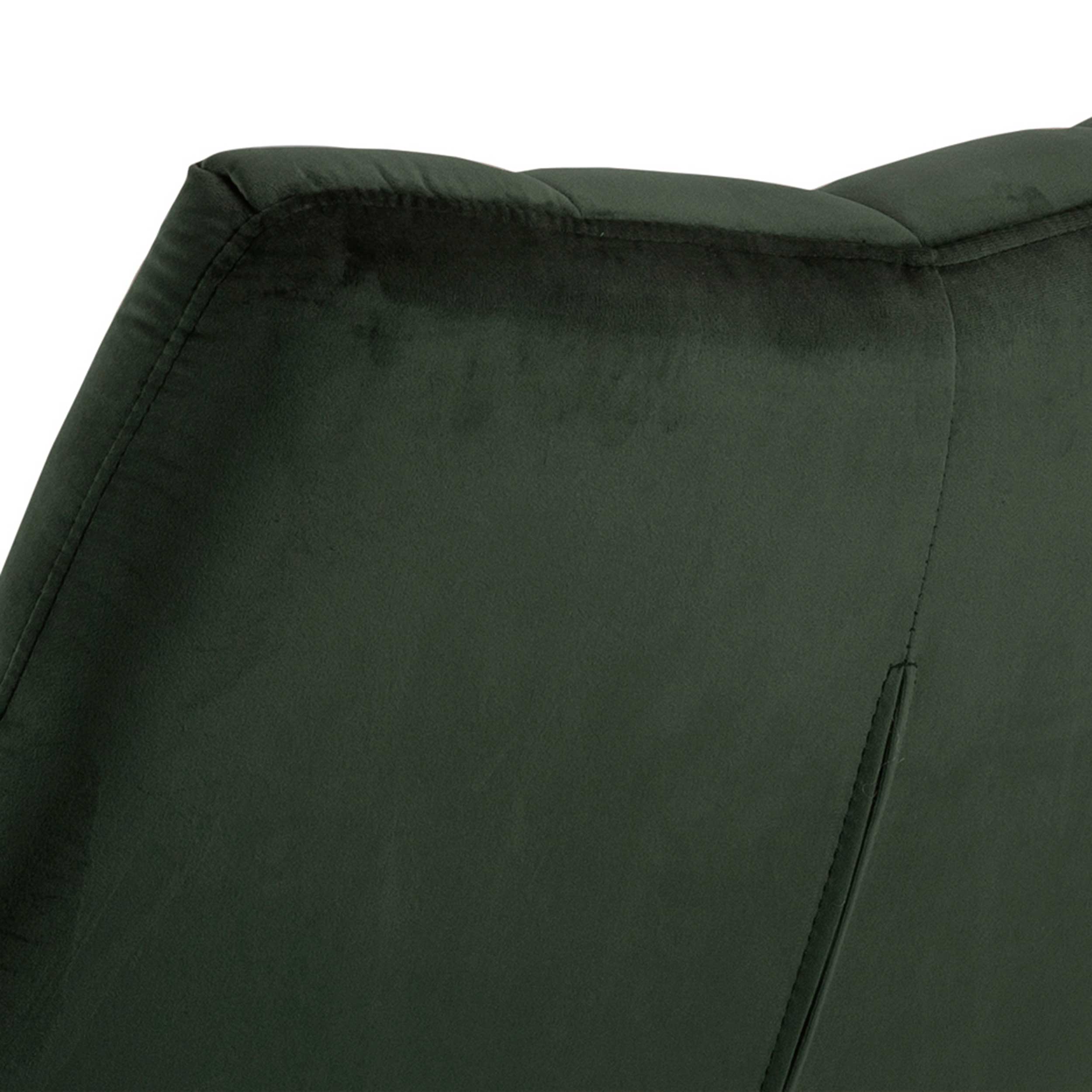 Fauteuil pivotant Madrid - vert foncé/noir - Image 4