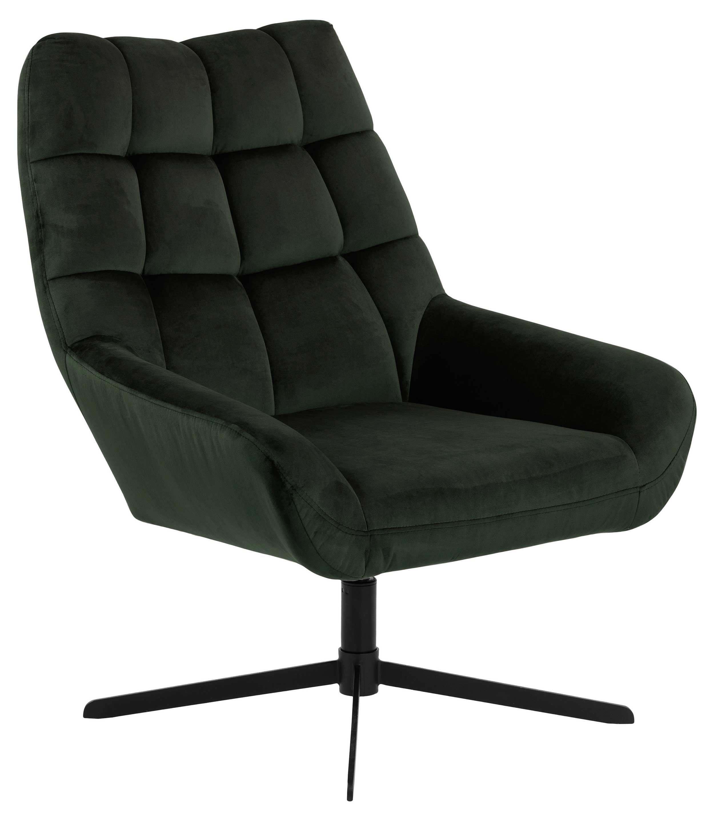 Fauteuil pivotant Madrid - vert foncé/noir - Image 10