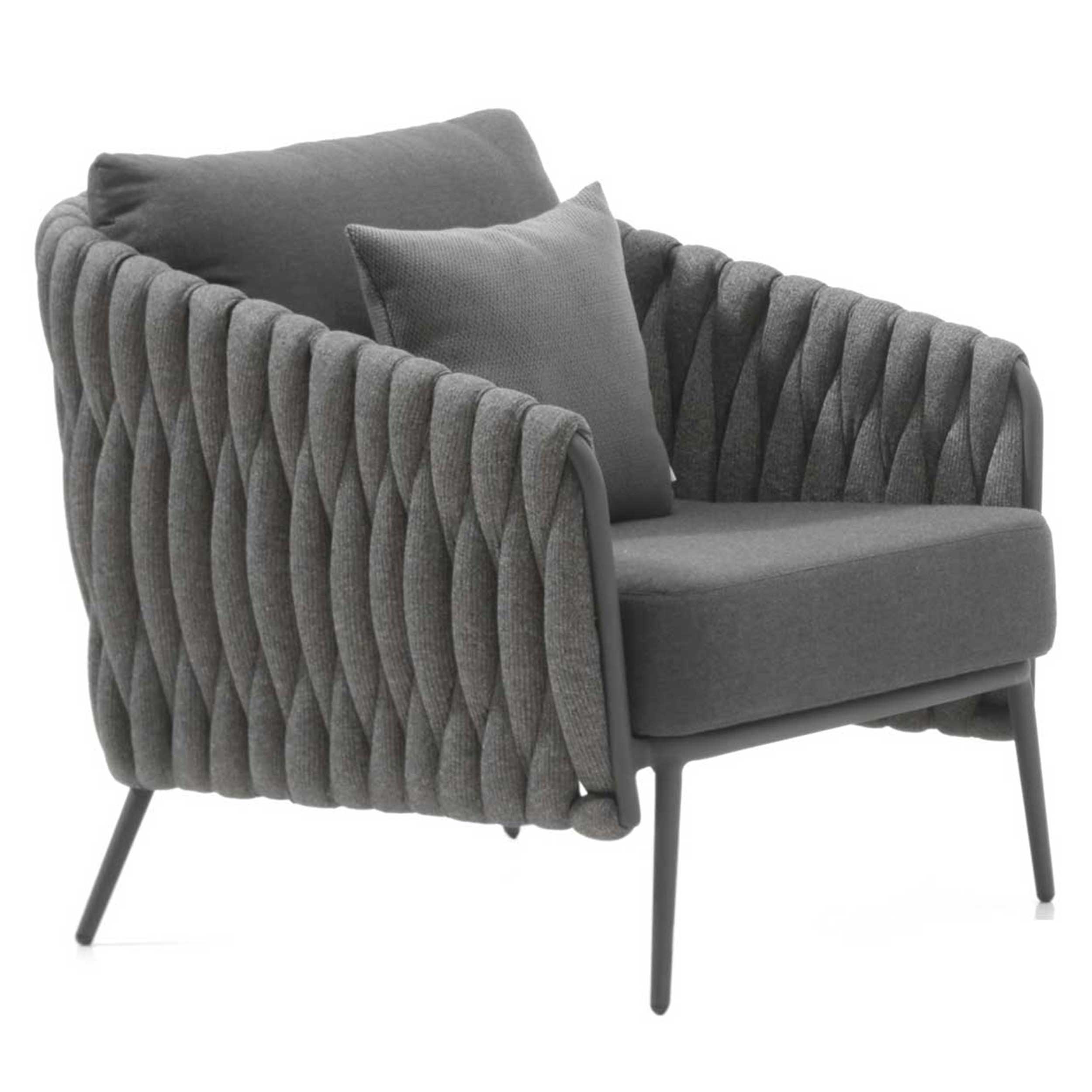 Fauteuil pour extérieur Gabon - anthracite/gris foncé - Image 1