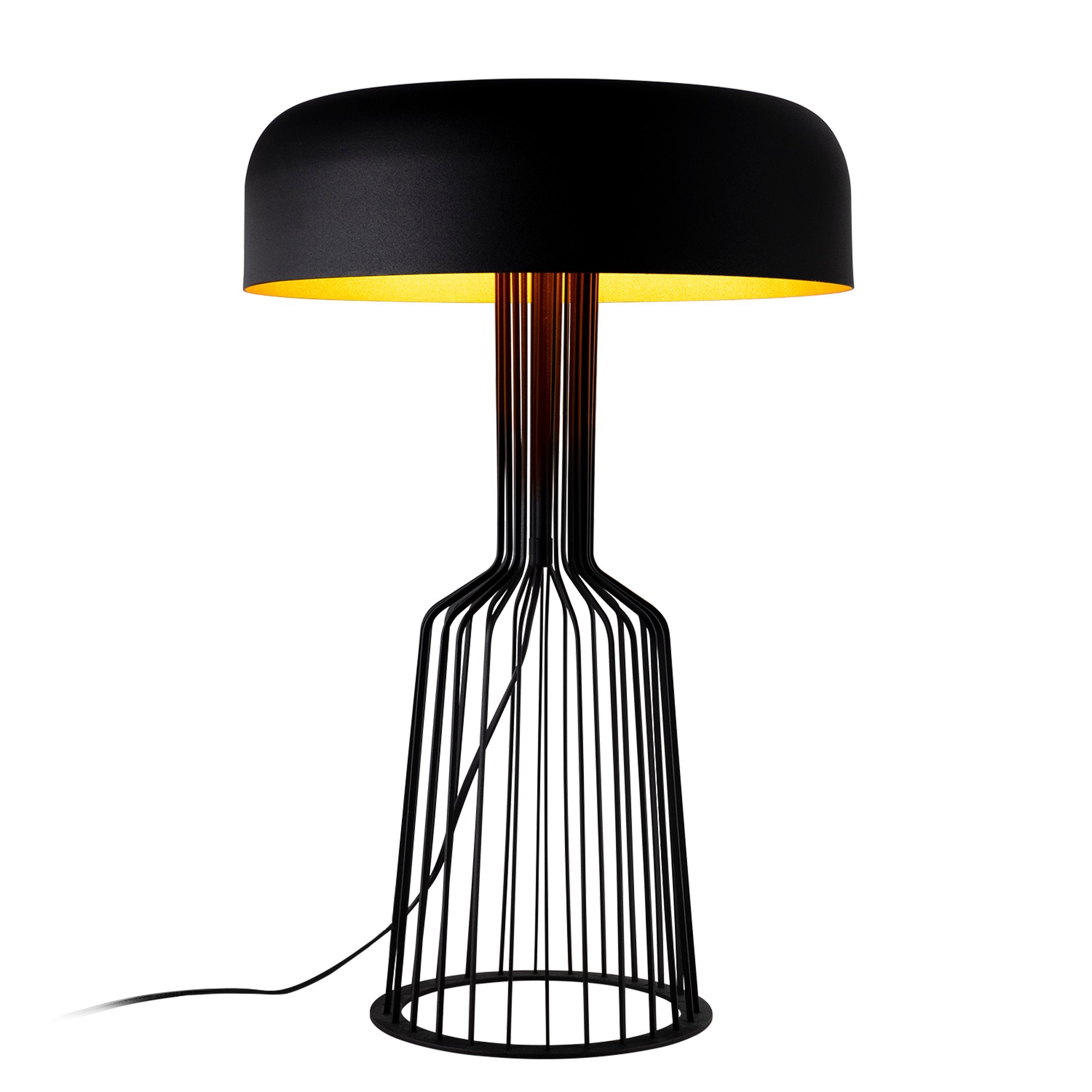 Fellini Lampe de table | Corps en fer | Noir, or - Image 6