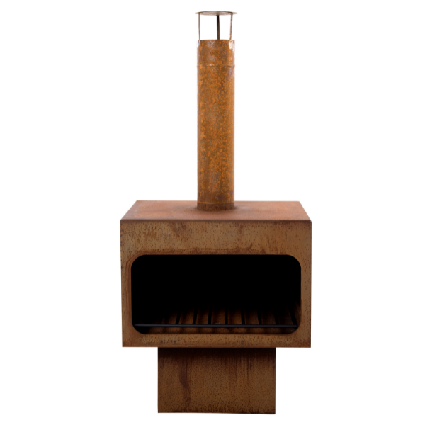 Foyer de jardin Dakota XL acier - rouille - Image 6