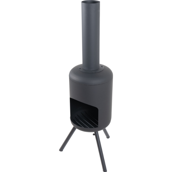 Foyer de jardin Fyr 30x115cm acier - noir - Image 3