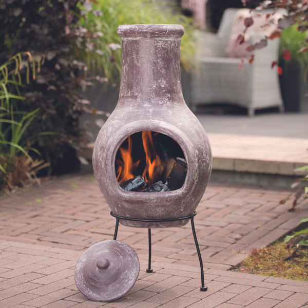 Foyer de jardin Jimenez 36x85cm - rouge vin