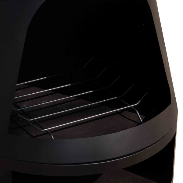 Foyer de jardin Kingsley 55x162cm acier - noir - Image 4