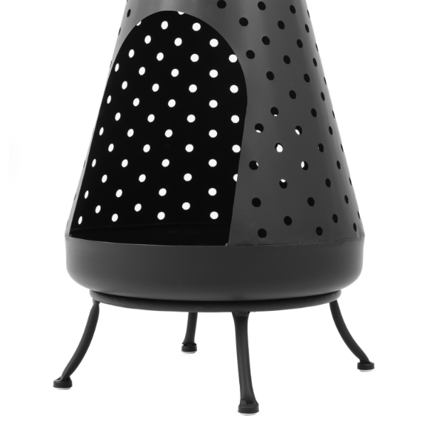 Foyer de jardin Nafi 35x108cm acier - noir - Image 4