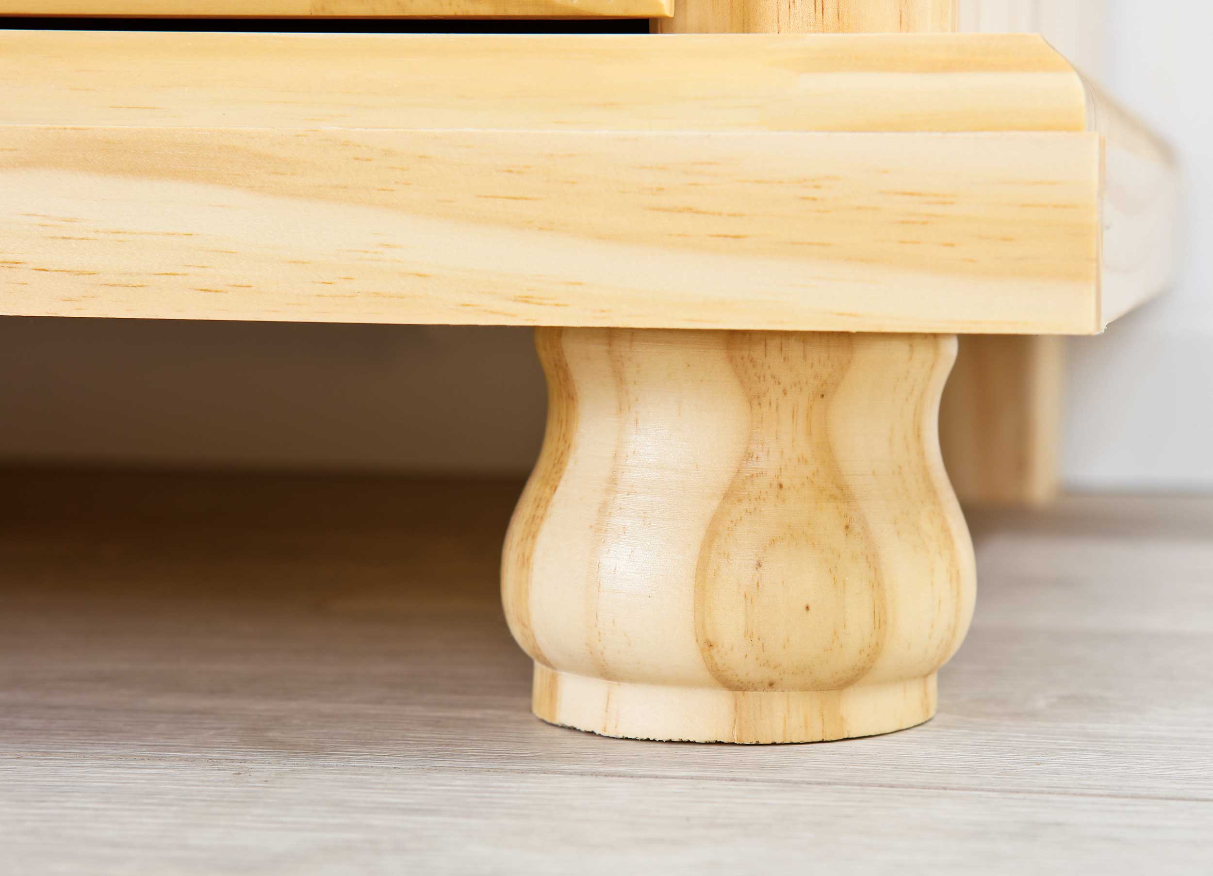 Garde-robe Bastian 104cm avec 2 portes - bois de pin - Image 2