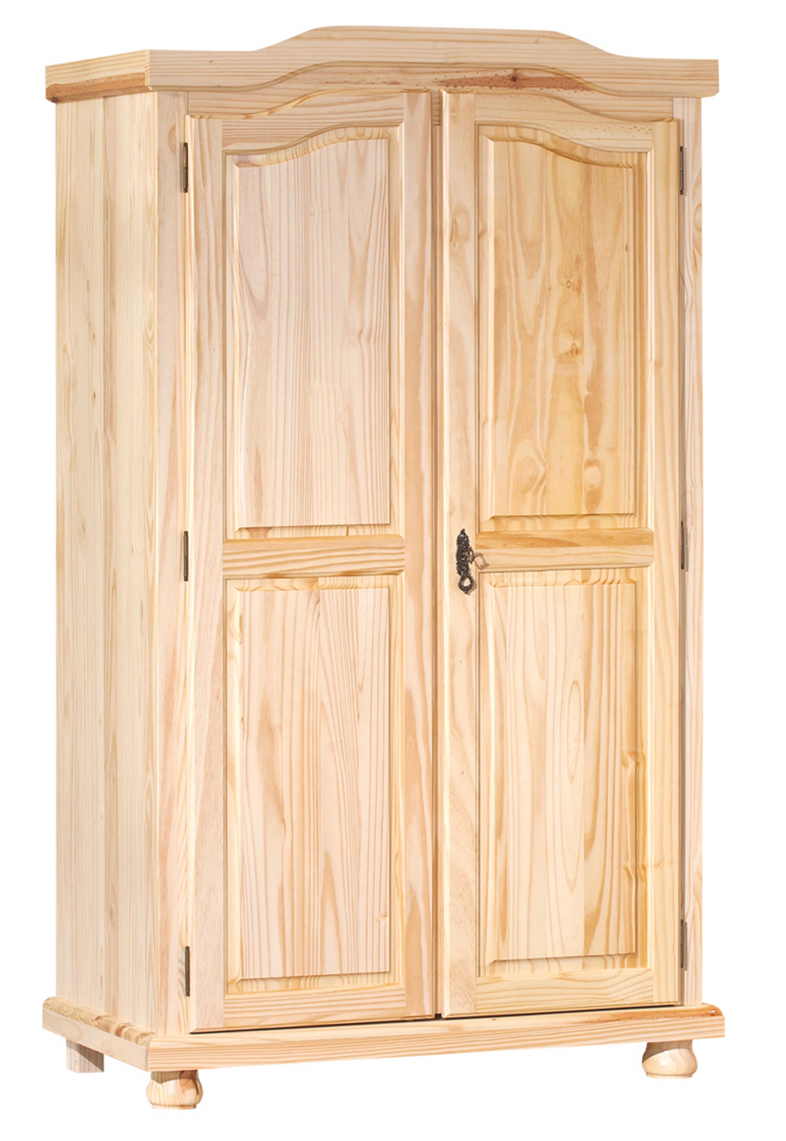 Garde-robe Bastian 104cm avec 2 portes - bois de pin - Image 12