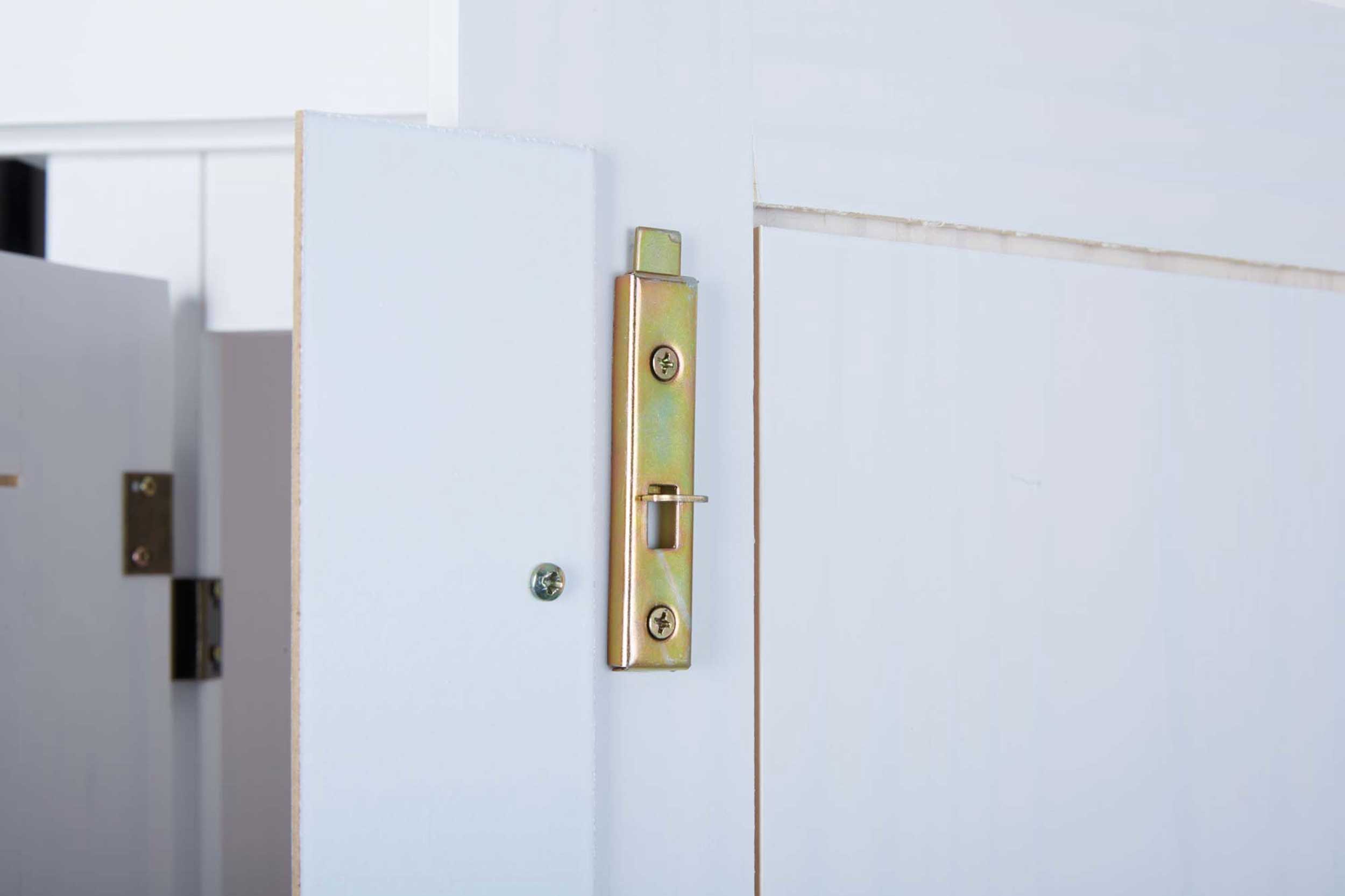 Garde-robe Bastian 150cm avec 3 portes - blanc - Image 6