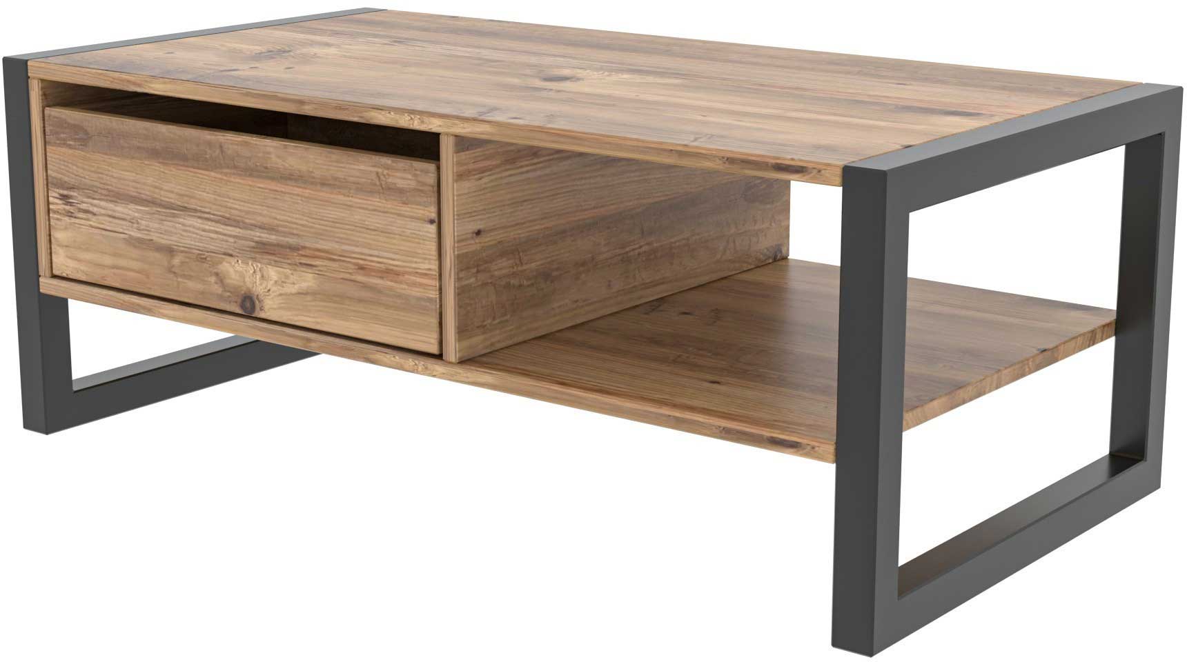 Haldizen Table basse | 100 % MÉLAMINÉ | Pin Atlantique, noir - Image 8