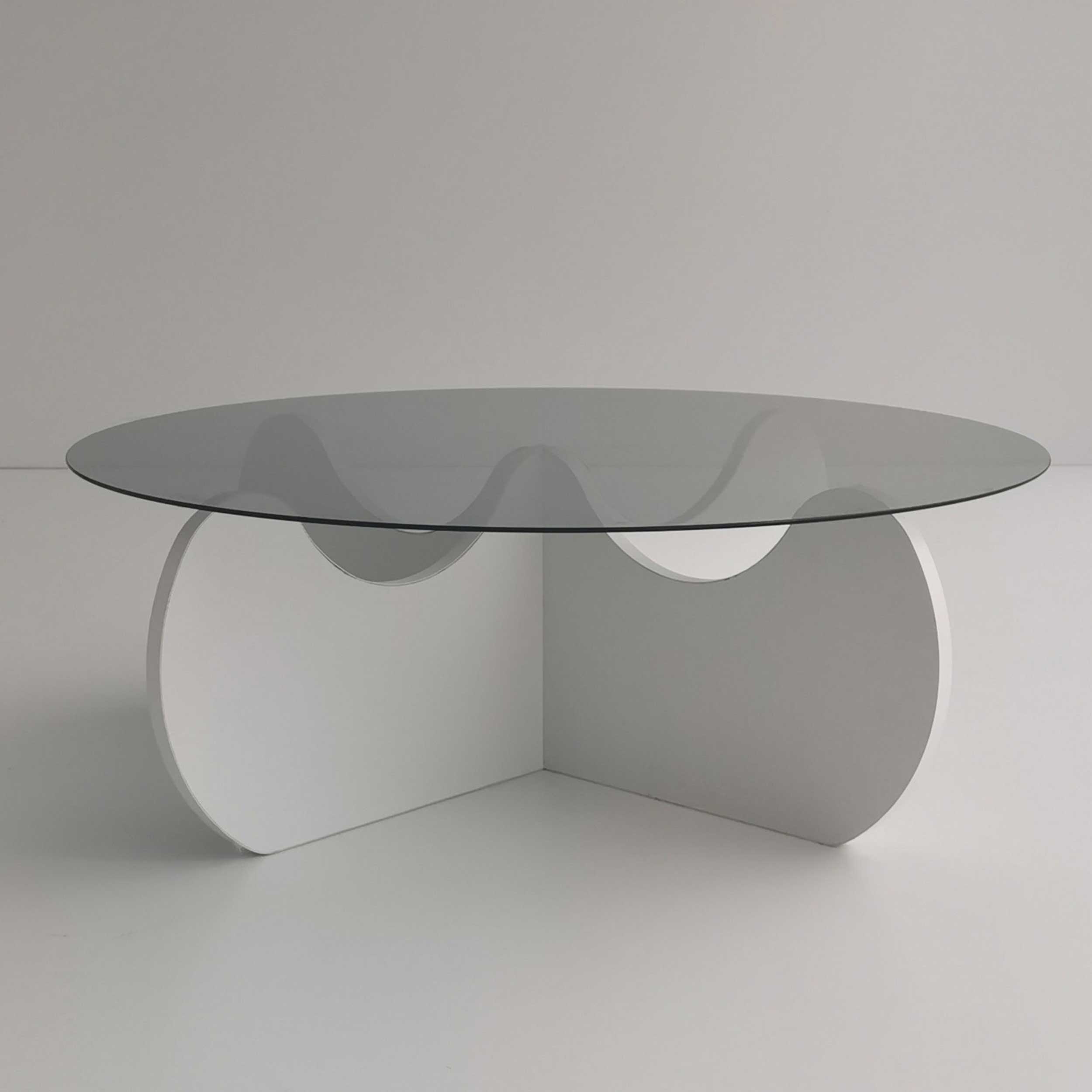 Himalayas Table basse | VERRE TREMPÉ | Blanc - Image 5