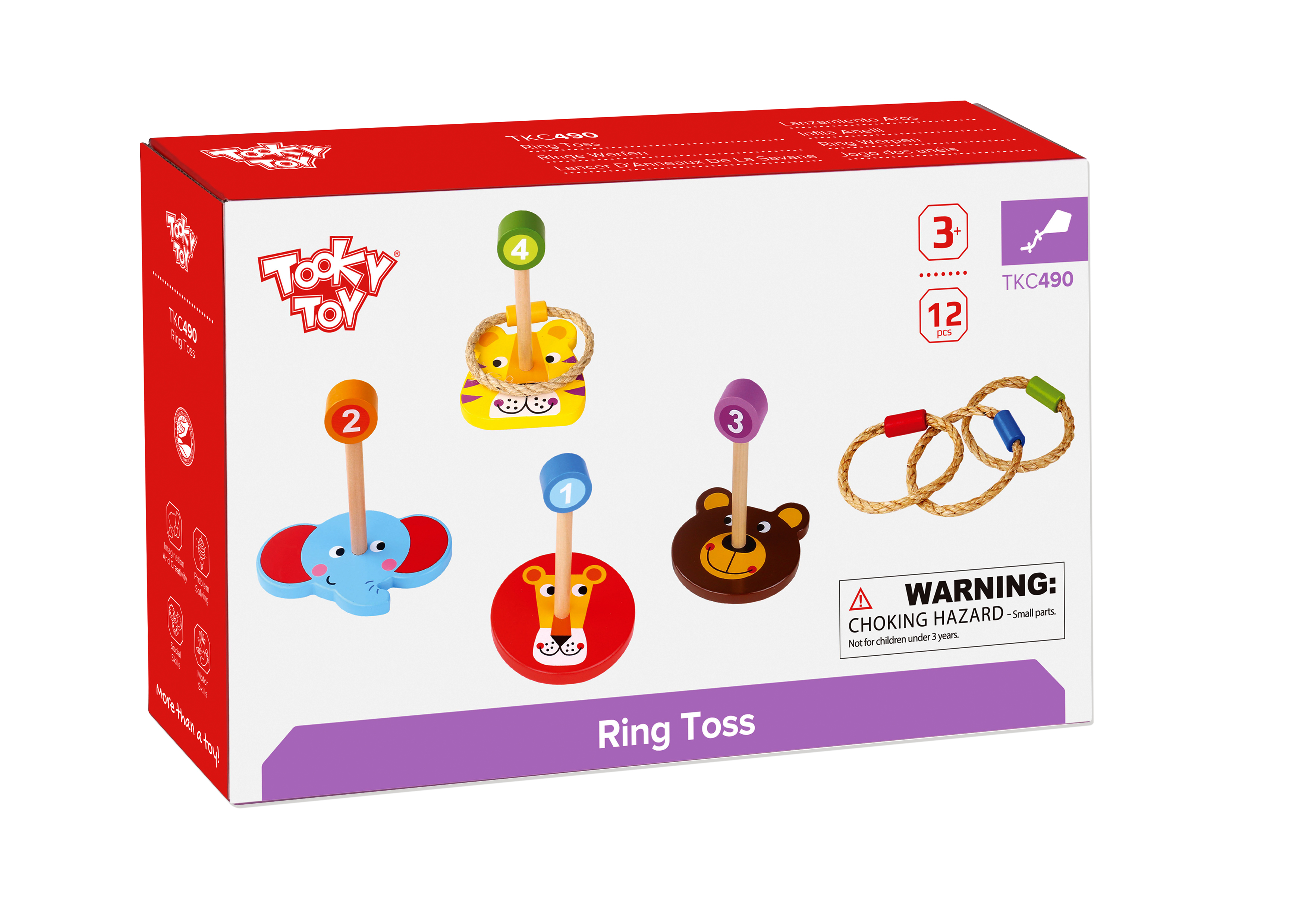 Jeu de lancer d'anneau animaux - Image 2