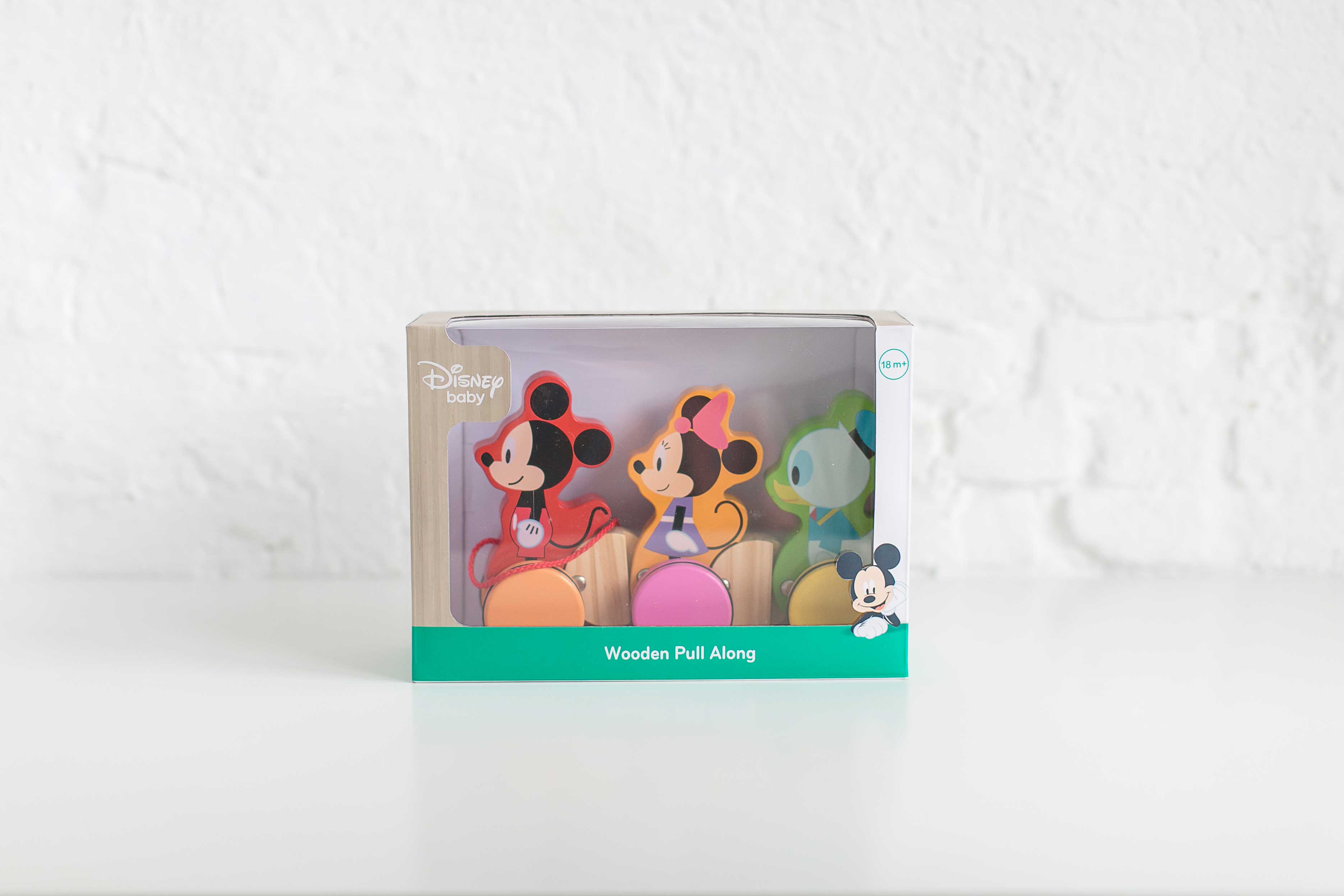 Jouet à tirer en bois Mickey Mouse - Image 3