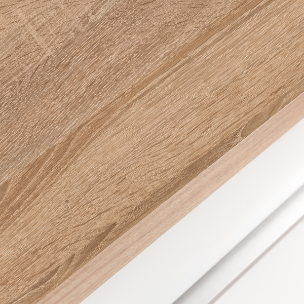 Kitchenette Ragnar 270cm avec micro-ondes, réfrigérateur et four - anthracite brillant - Image 5