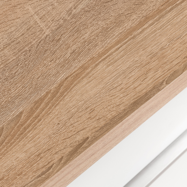 Kitchenette Ragnar 290cm avec four et réfrigérateur - blanc brillant - Image 2