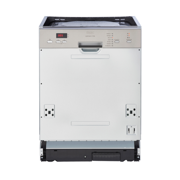 Kitchenette Ragnar 300cm avec four, réfrigérateur et lave-vaisselle - blanc brillant - Image 4