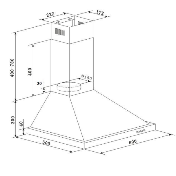 Kitchenette Ragnar 320cm avec four - blanc brillant - Image 10