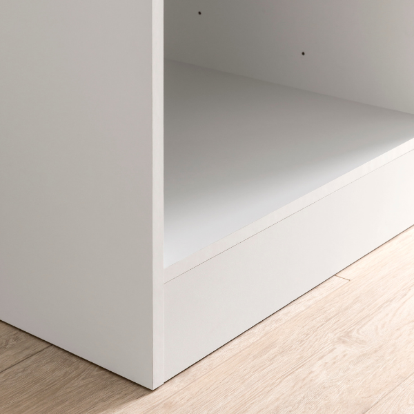 Kitchenette Ragnar 330cm avec espace pour réfrigérateur et four - blanc brillant - Image 2