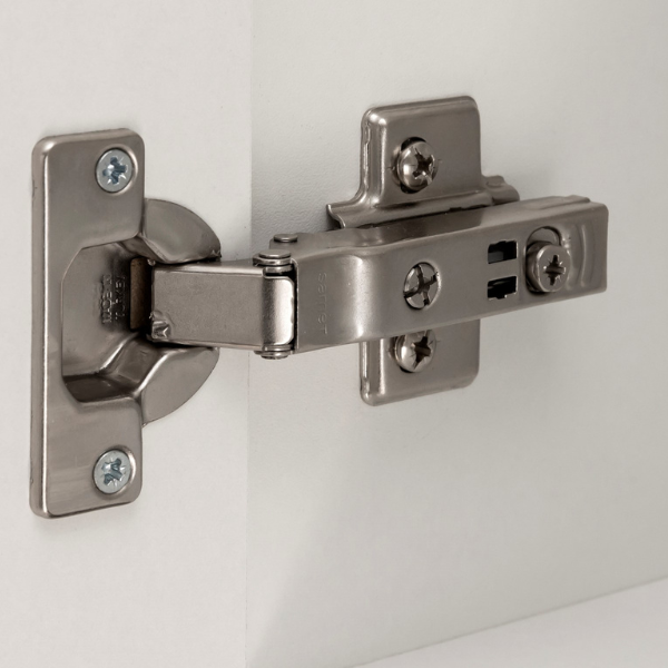 Kitchenette Ragnar 330cm avec espace pour réfrigérateur et four - blanc brillant - Image 4