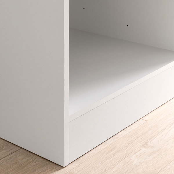 Kitchenette Ragnar 350cm avec espace pour réfrigérateur-congélateur et four - blanc brillant - Image 3