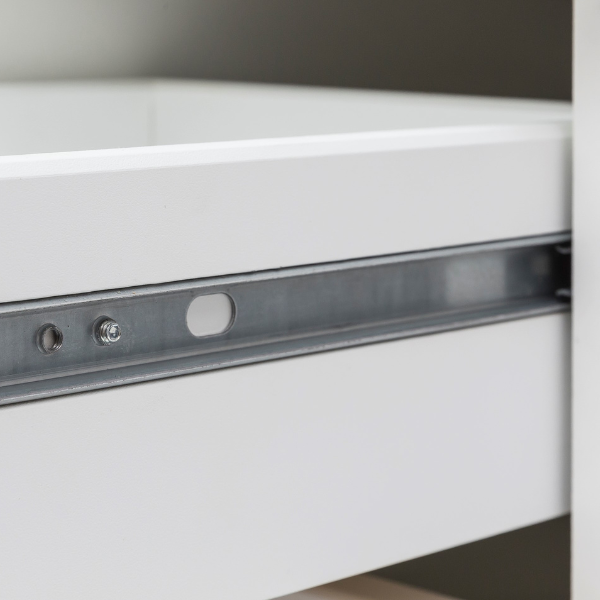 Kitchenette Sorrella 270cm avec lave-vaisselle, four et réfrigérateur - blanc/chêne - Image 9