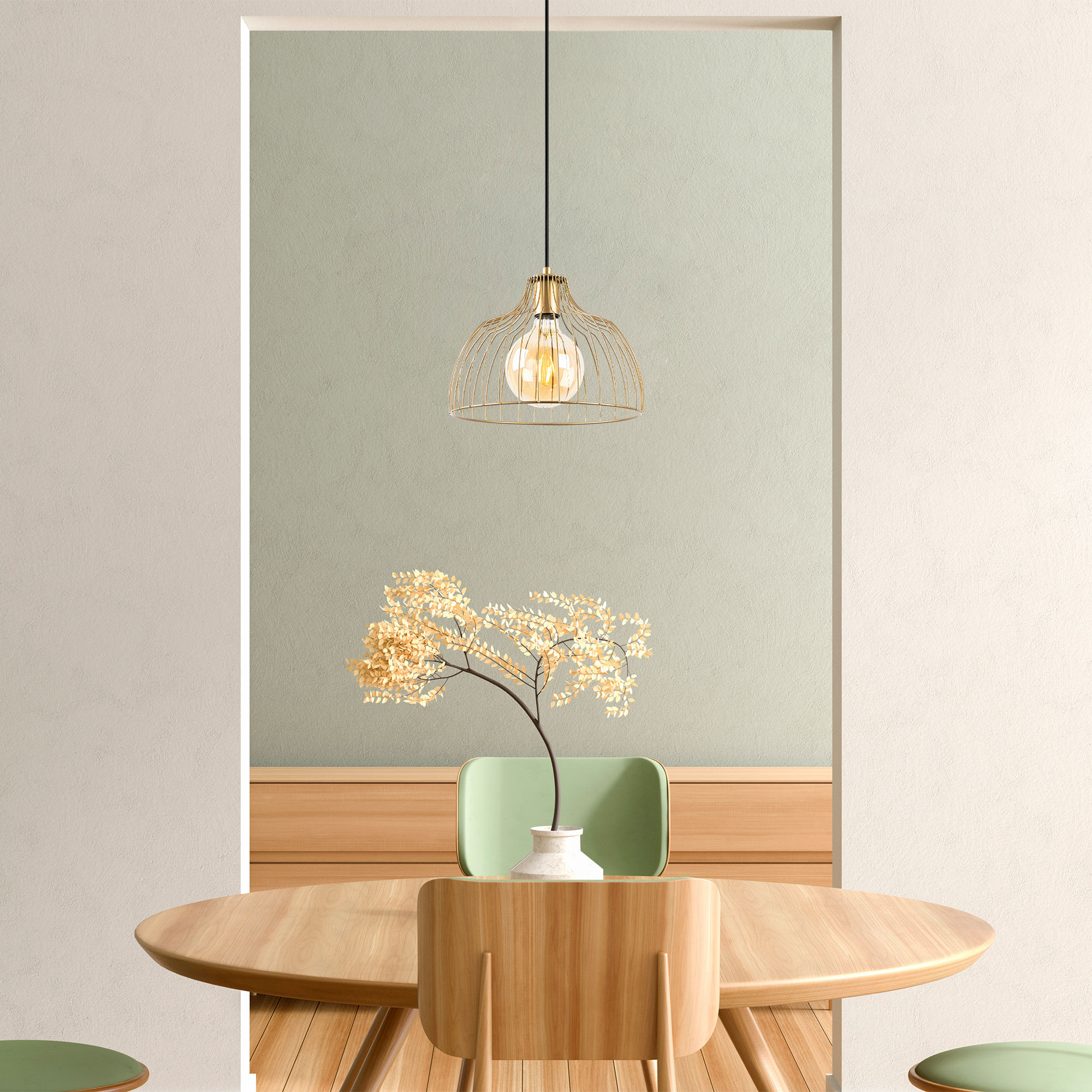 Kozan Lustre | Hauteur réglable | Or brillant