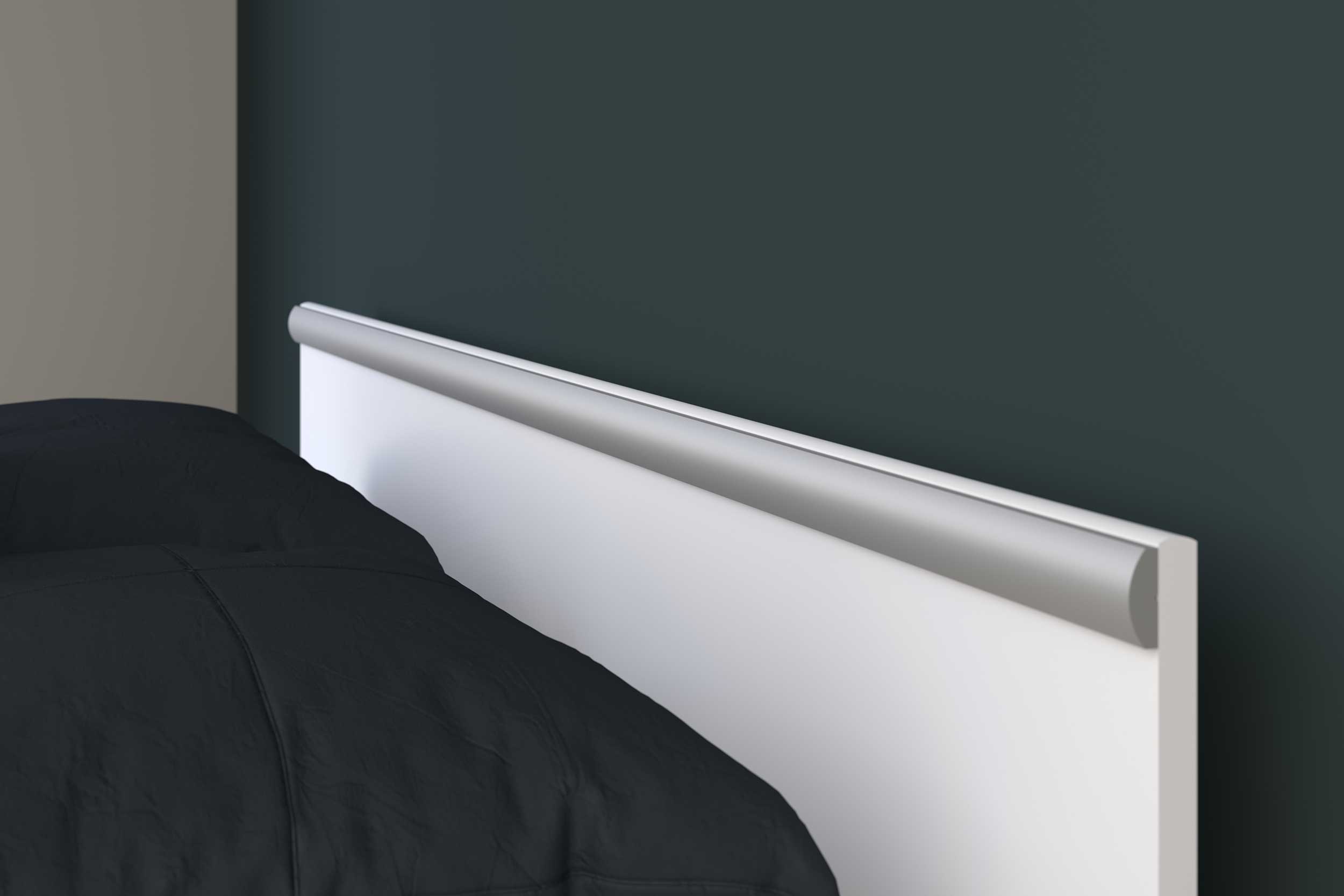 Lit Alma 140x190cm avec tiroirs - blanc - Image 8