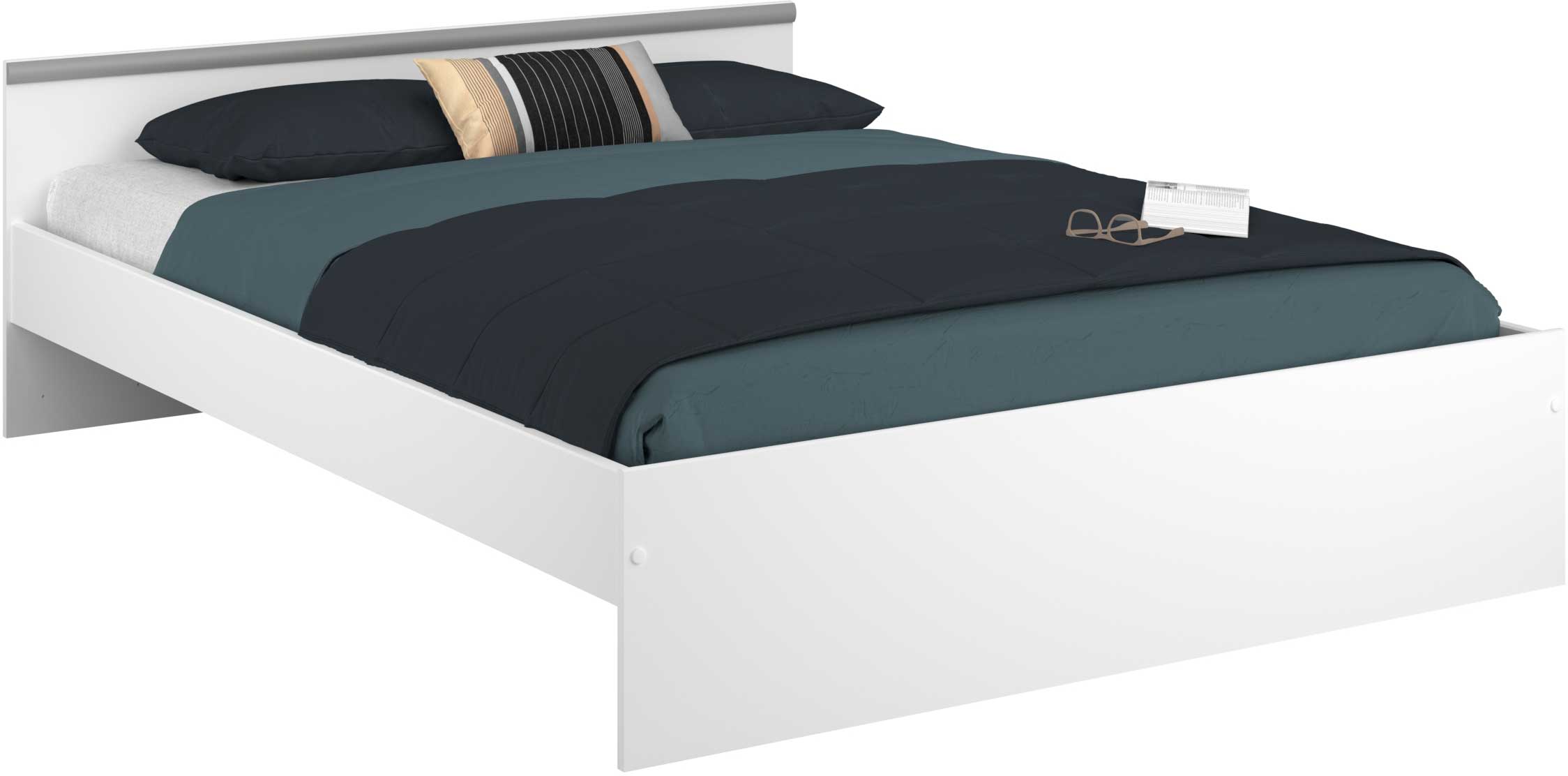 Lit Alma 140x200cm avec 2 tiroirs - blanc - Image 9