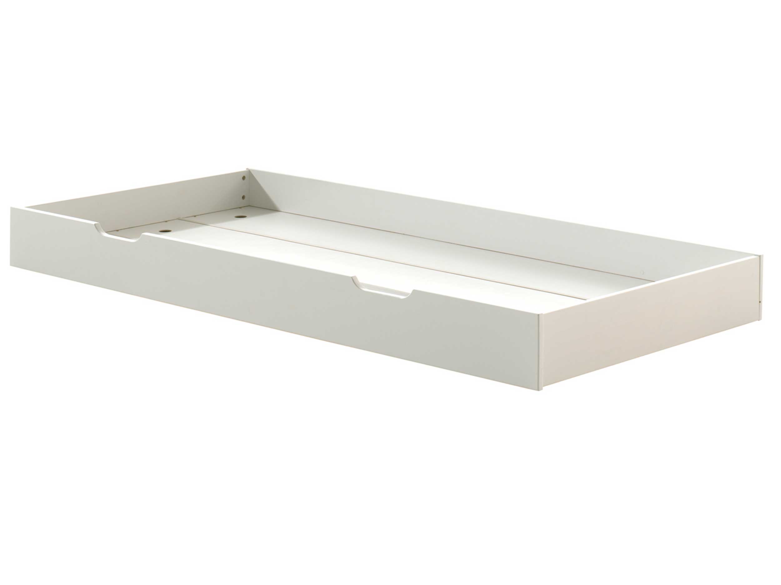 Lit banquette Friedrich 90x200 avec tiroir de lit bois pin - blanc - Image 5