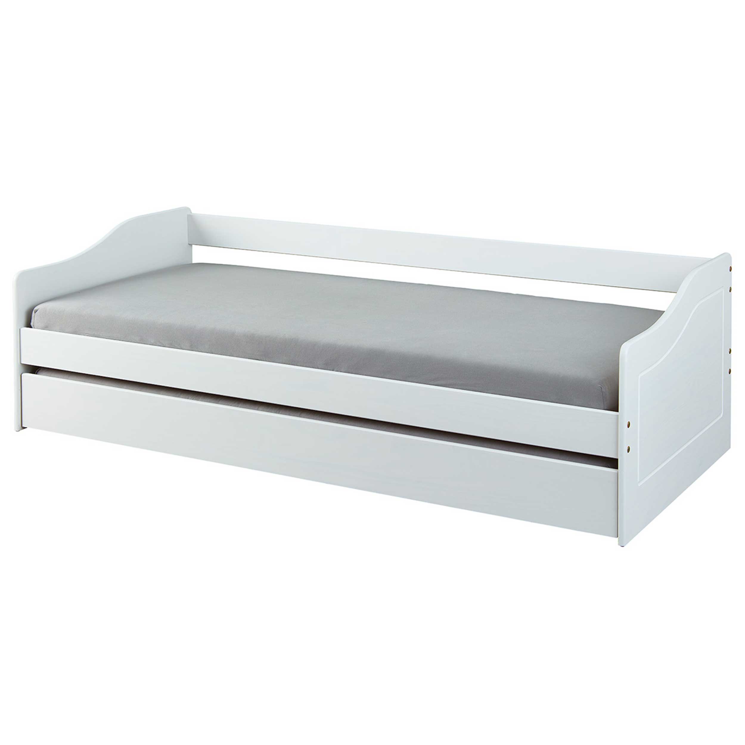 Lit banquette gigogne Malte - blanc - Image 11
