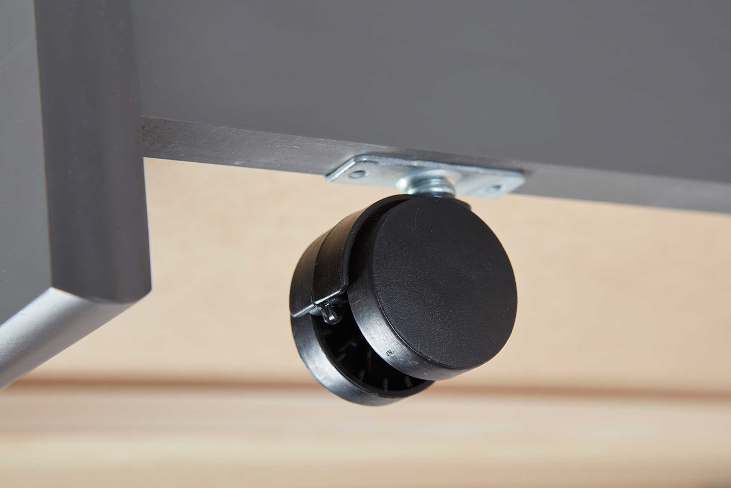 Lit banquette gigogne Malte - gris - Image 2