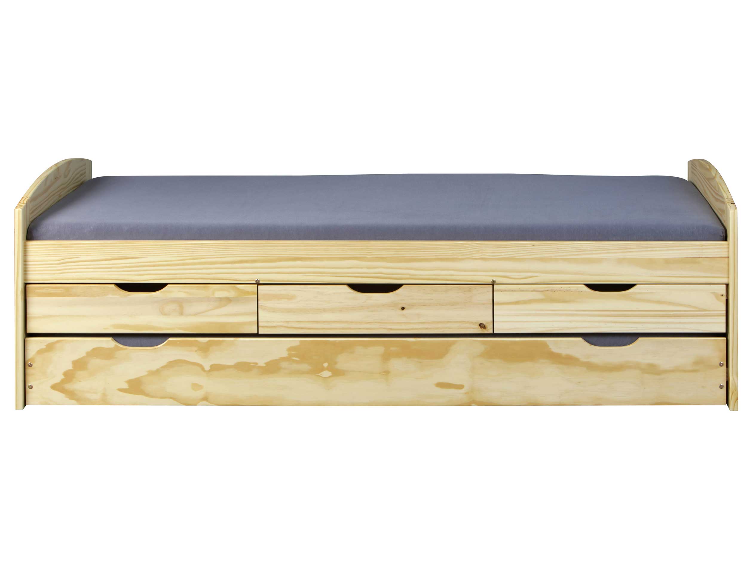 Lit banquette gigogne Thomas 90x200 - bois massif - Image 11