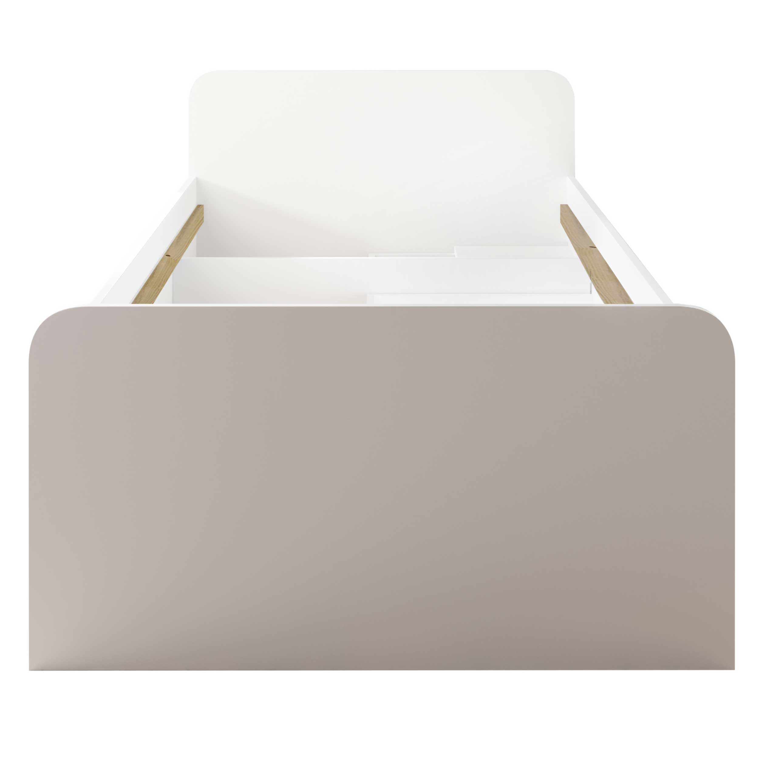 Lit Barko 90x200 cm avec 3 tiroirs - blanc - Image 4