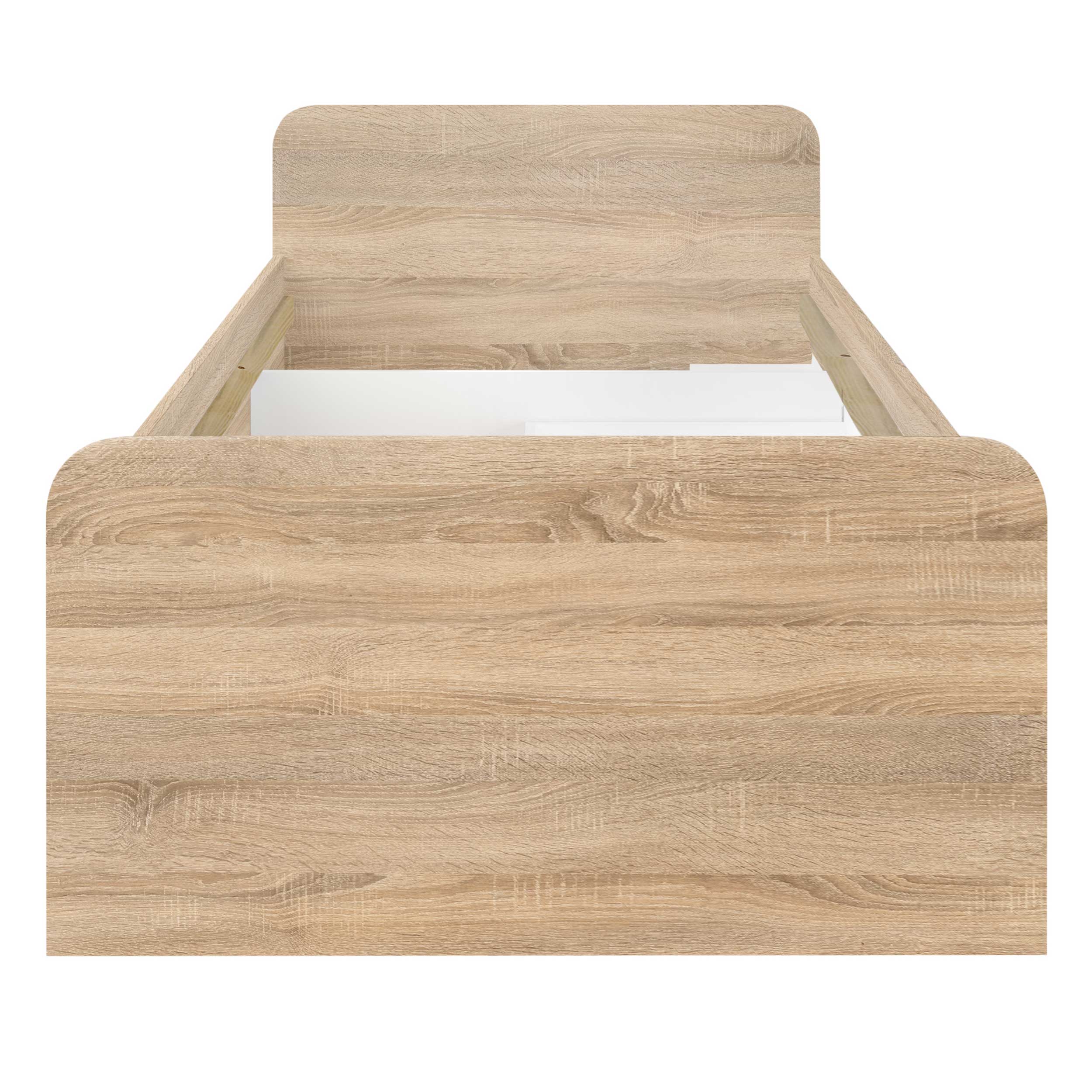 Lit Barko 90x200 cm avec 3 tiroirs - chêne sonoma - Image 7