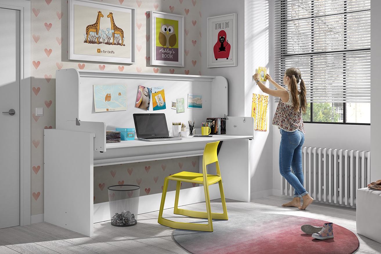 Lit Bureau Denver - blanc - Image 6