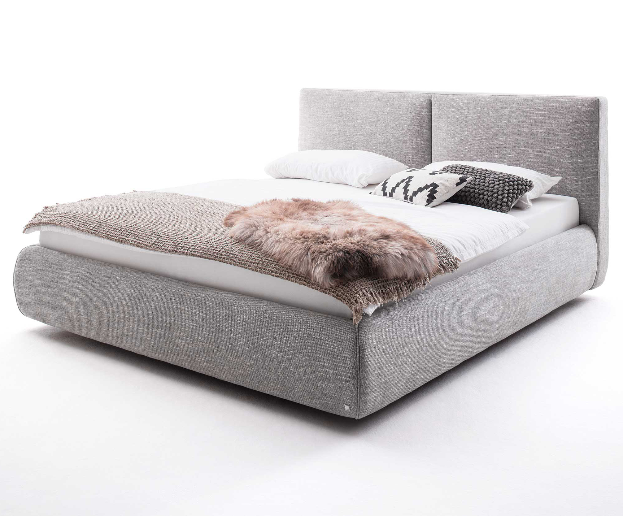 Lit coffre 180x200 - gris clair - Image 11