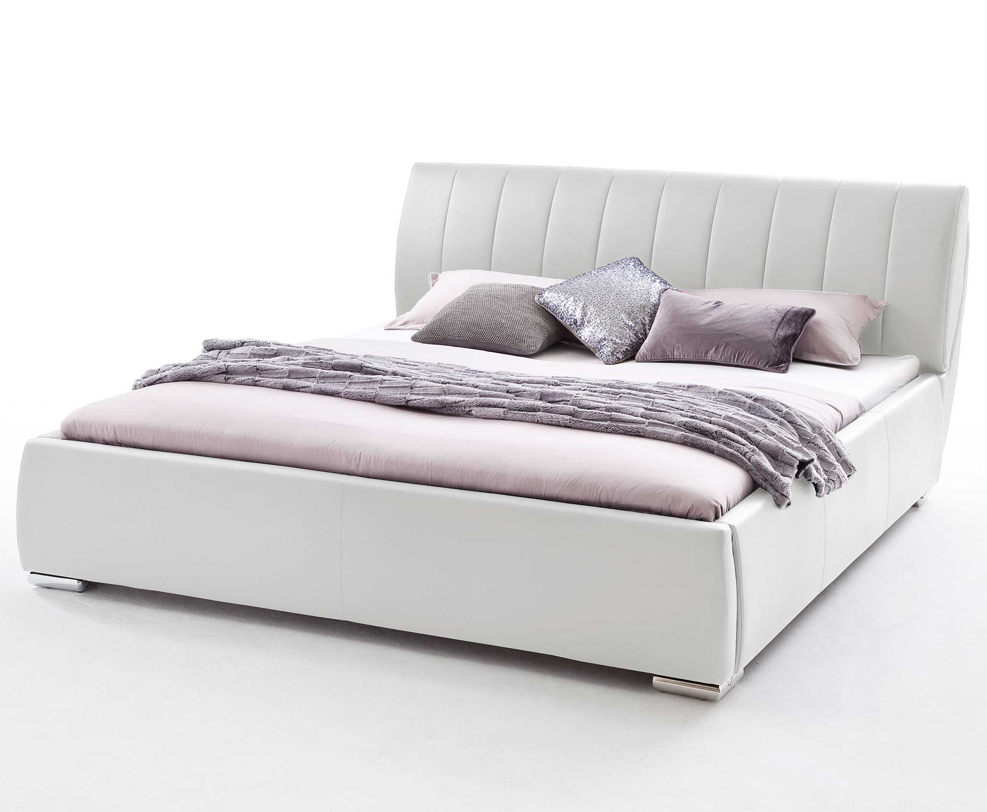 Lit coffre Davos 180x200 - blanc - Image 4