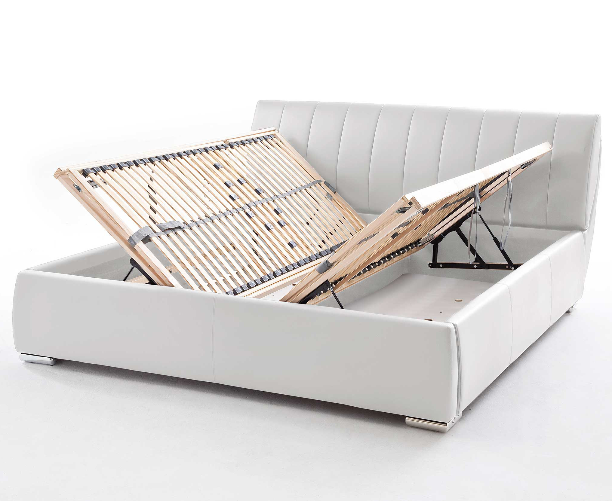 Lit coffre Davos 180x200 - blanc - Image 5