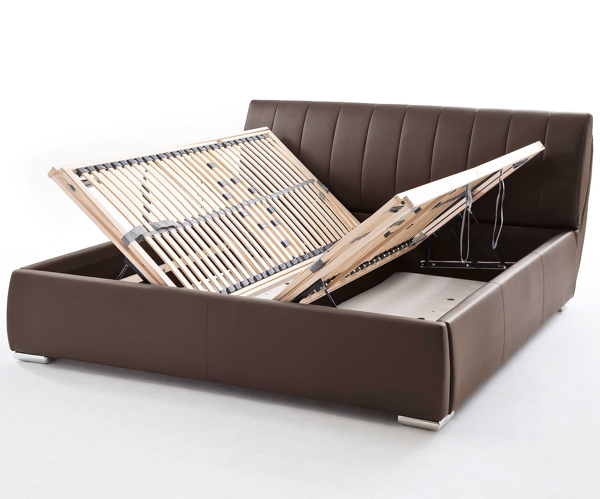 Lit coffre Davos 200x200 kingsize - brun - Image 5