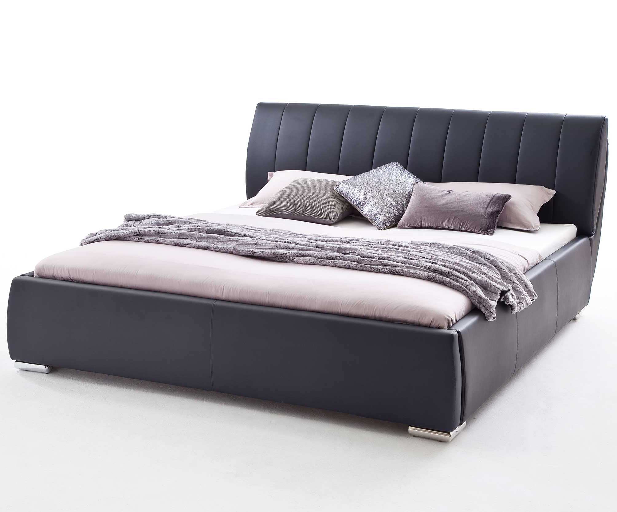 Lit coffre Davos 200x200 kingsize - noir - Image 11