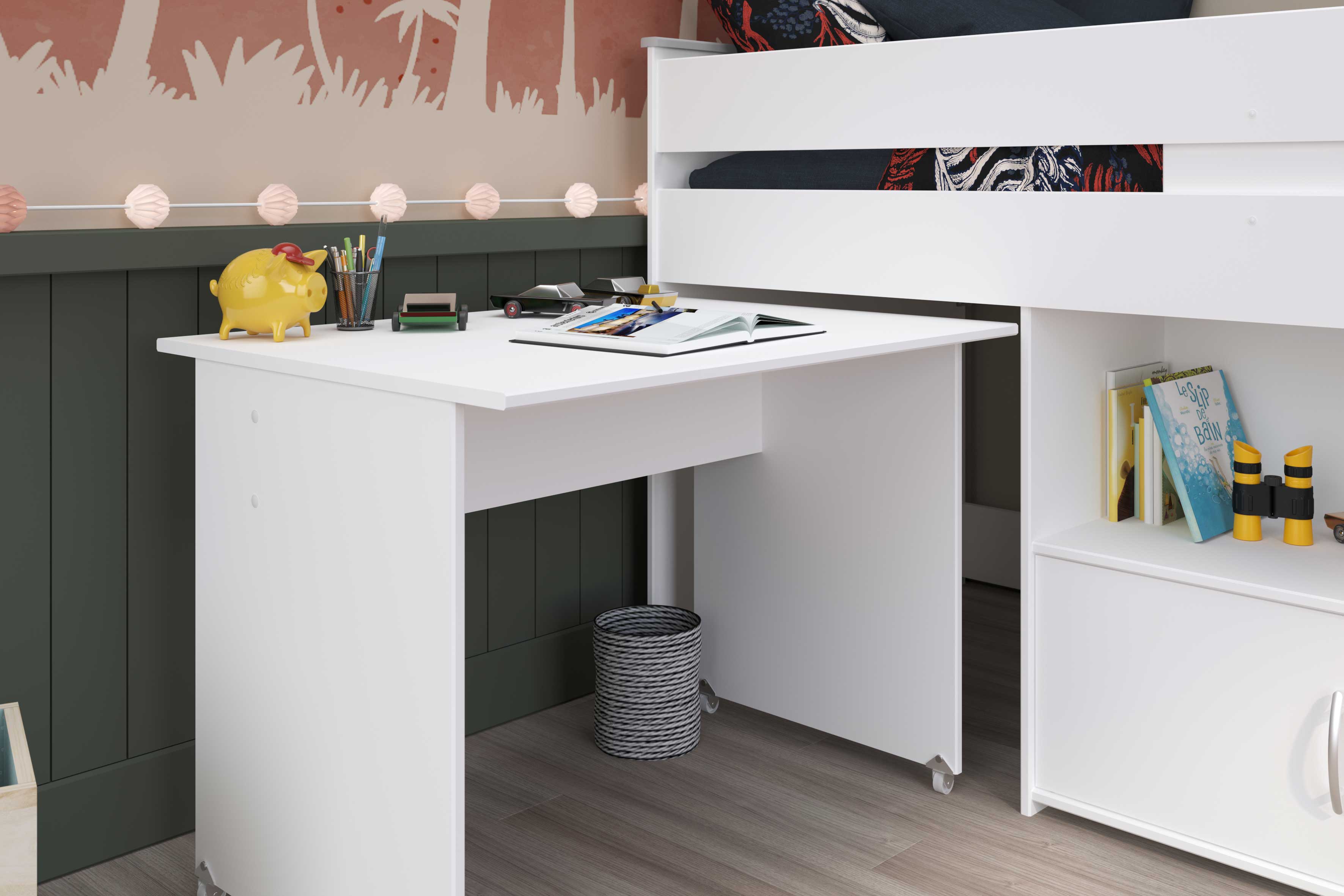 Lit combiné Upside Down 90x200 - blanc - Image 10