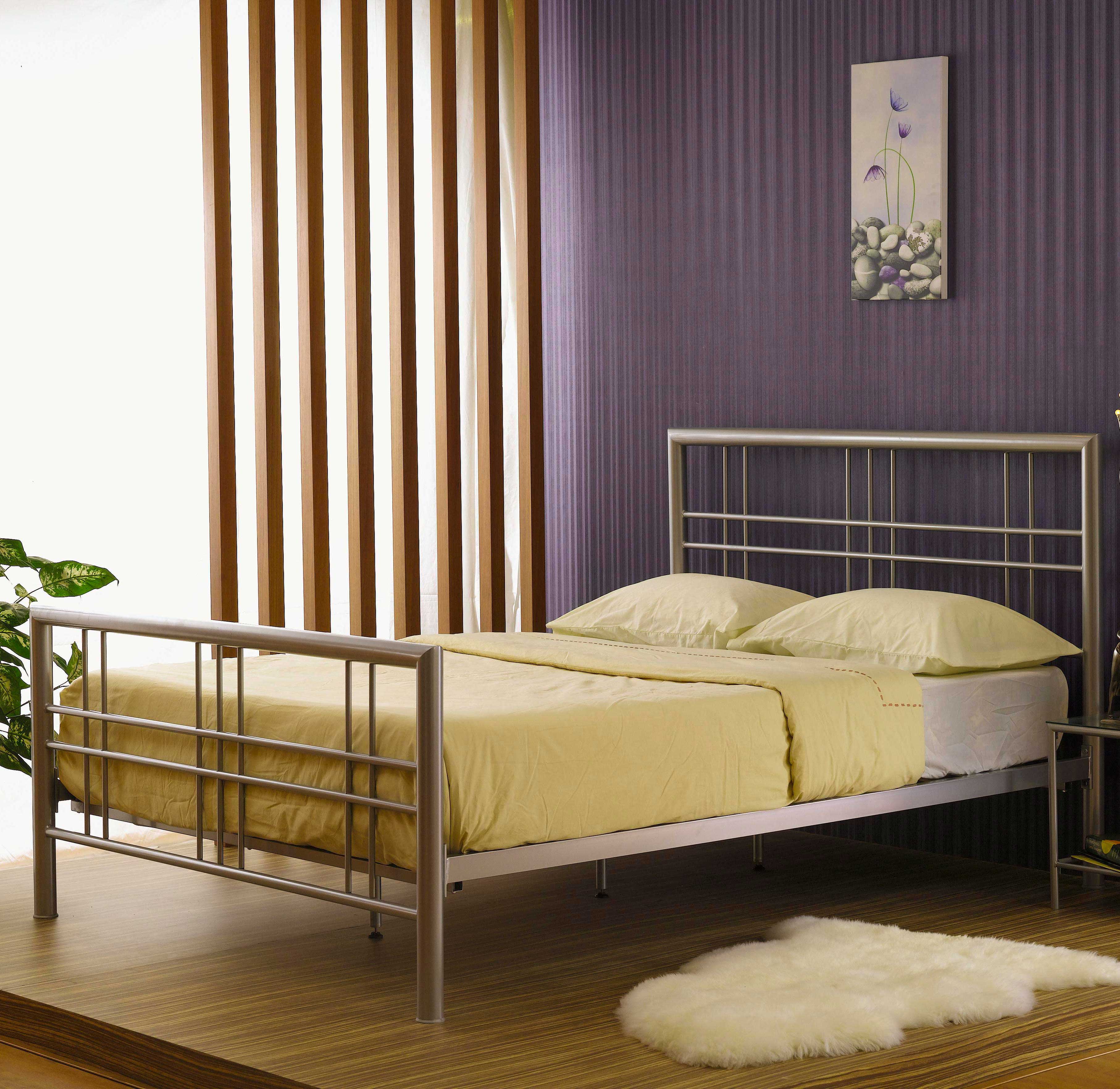 Lit double en métal Pato 160x200