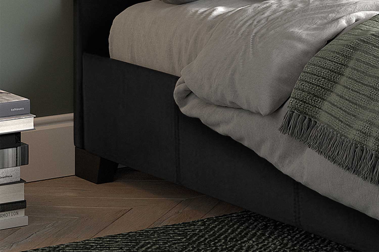 Lit double Miro 140x200 - noir - Image 4