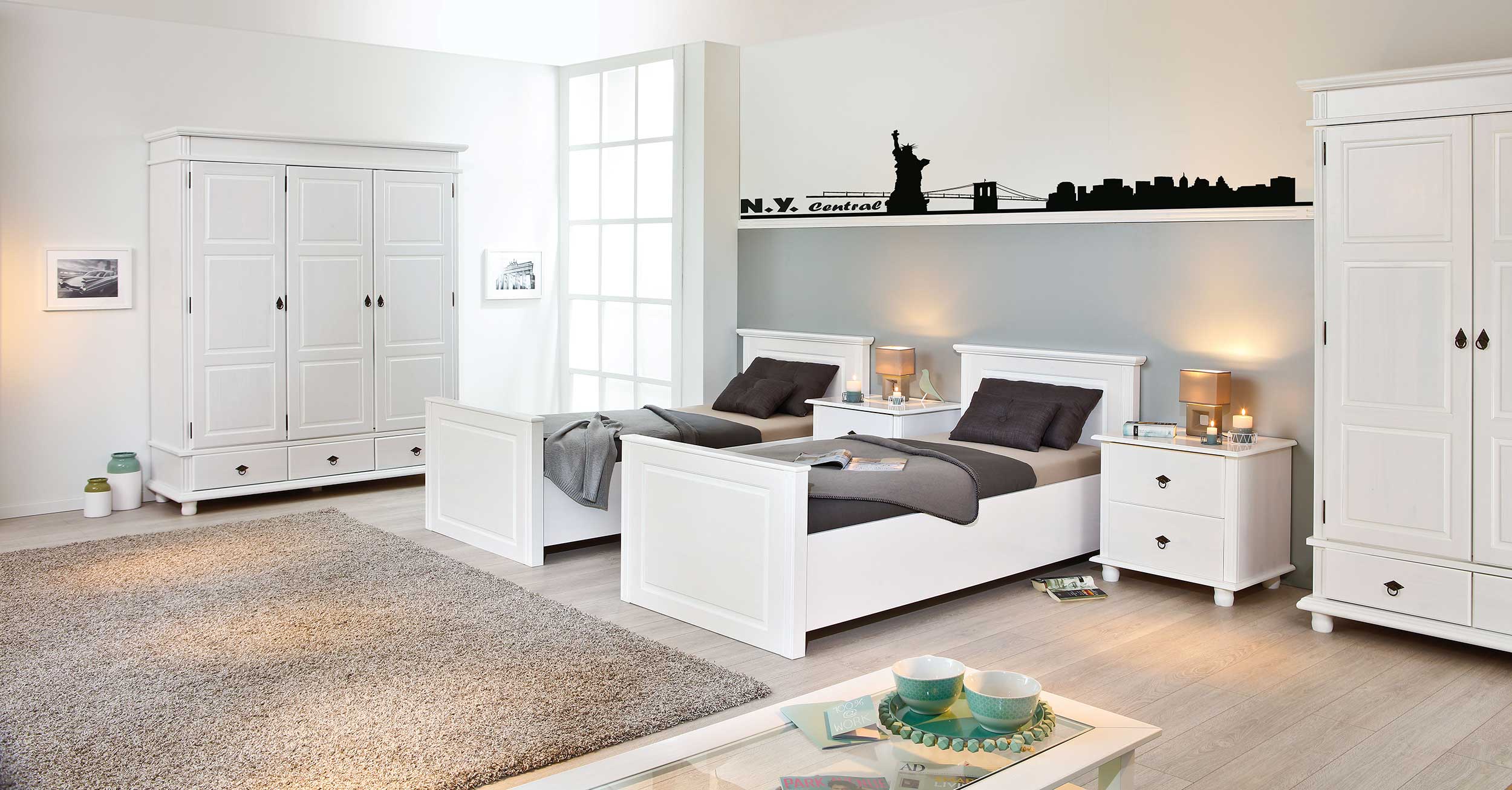 Lit enfant Danz 90x200 cm - white wash - Image 10