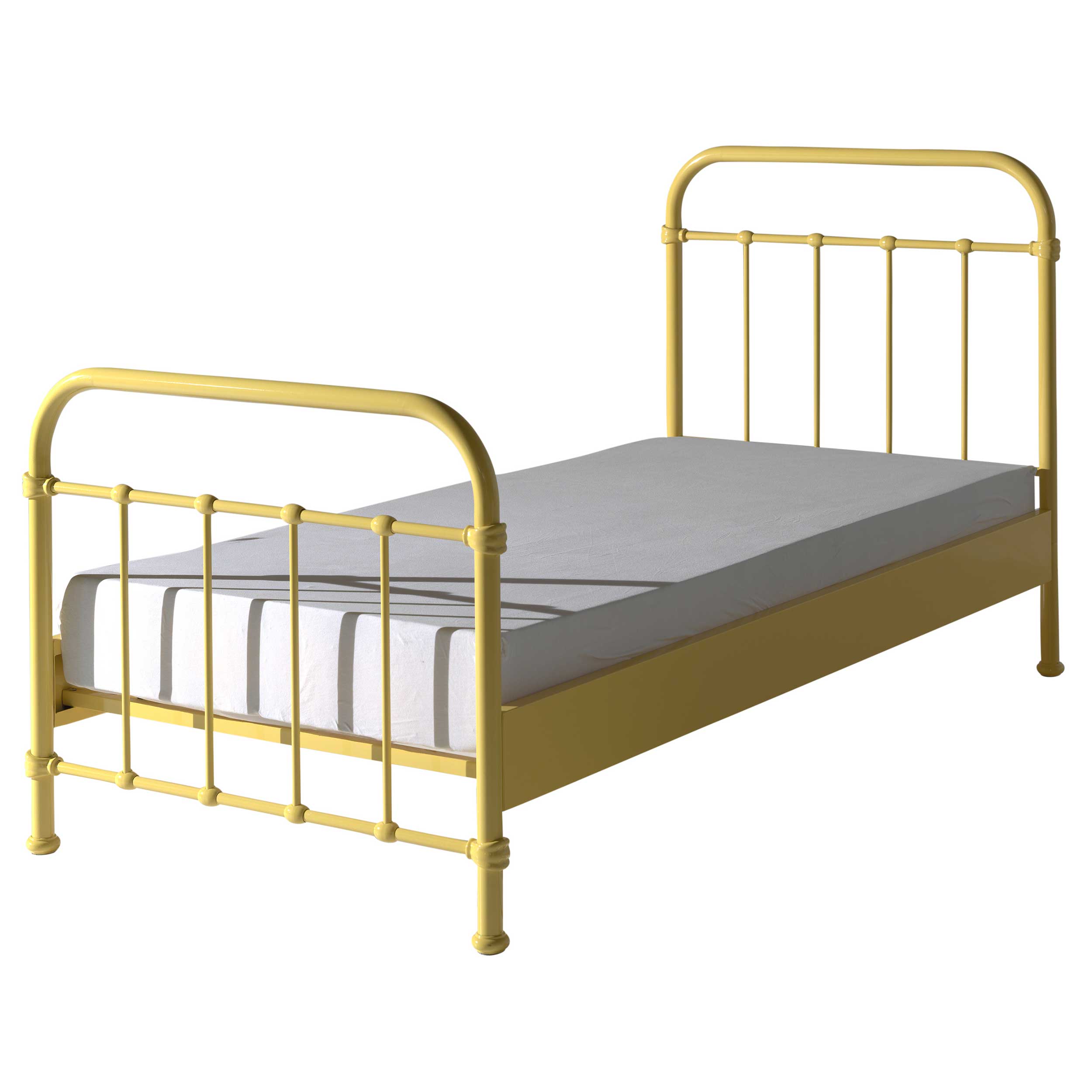 Lit enfant New York 90x200cm métal - jaune - Image 6