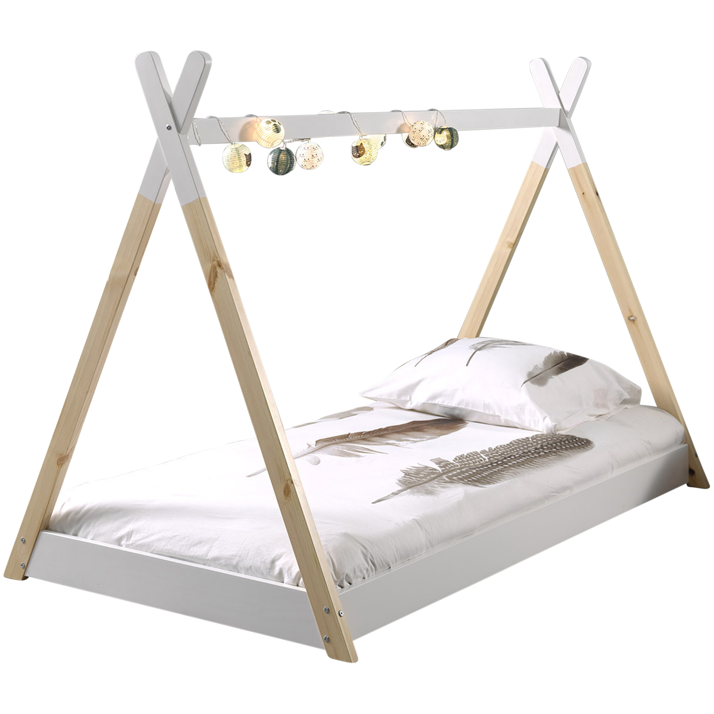 Lit enfant tipi 90x200 - bois pin massif - Image 10