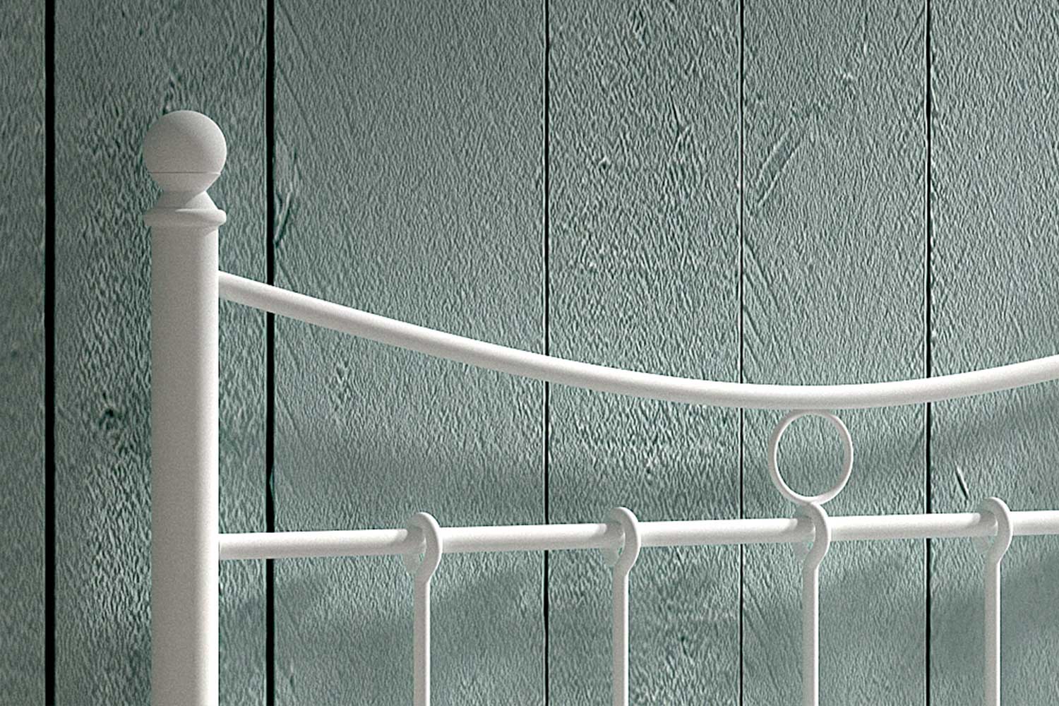 Lit Liza 90x200 avec sommier à lattes - blanc - Image 5