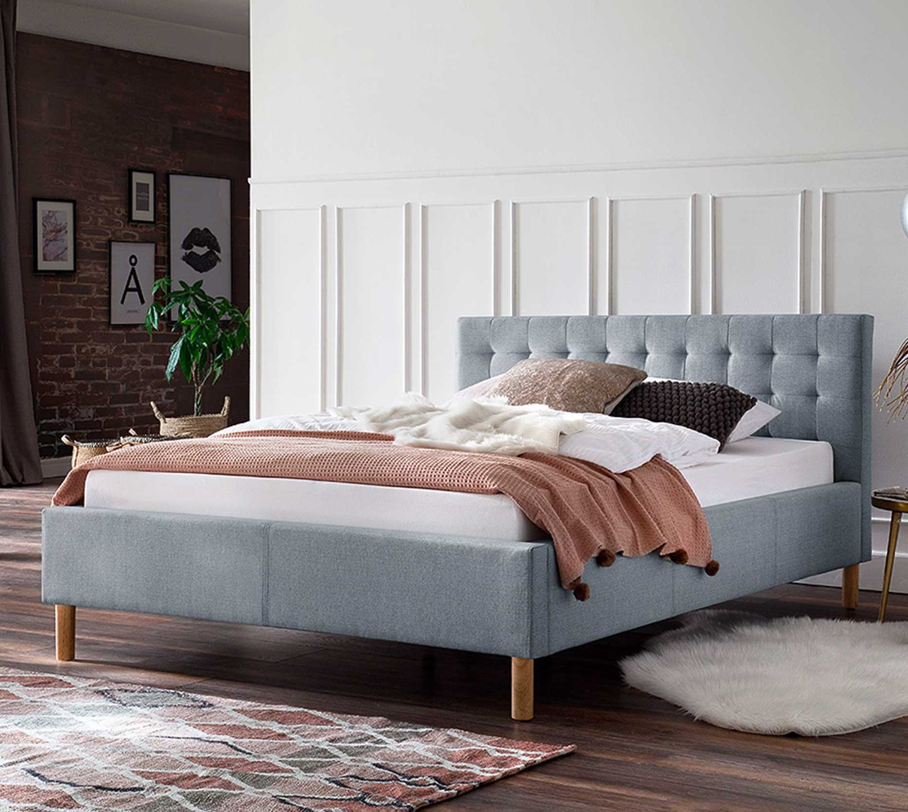 Lit Marilou 140x200 - bleu - Image 3