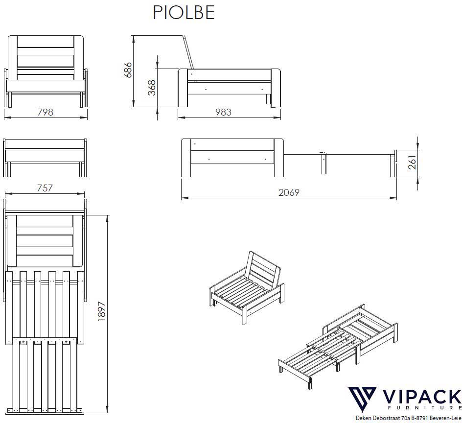 Lit mezzanine Claire 140x200 avec commode Charlotte & canapé-lit Lena - blanc - Image 3