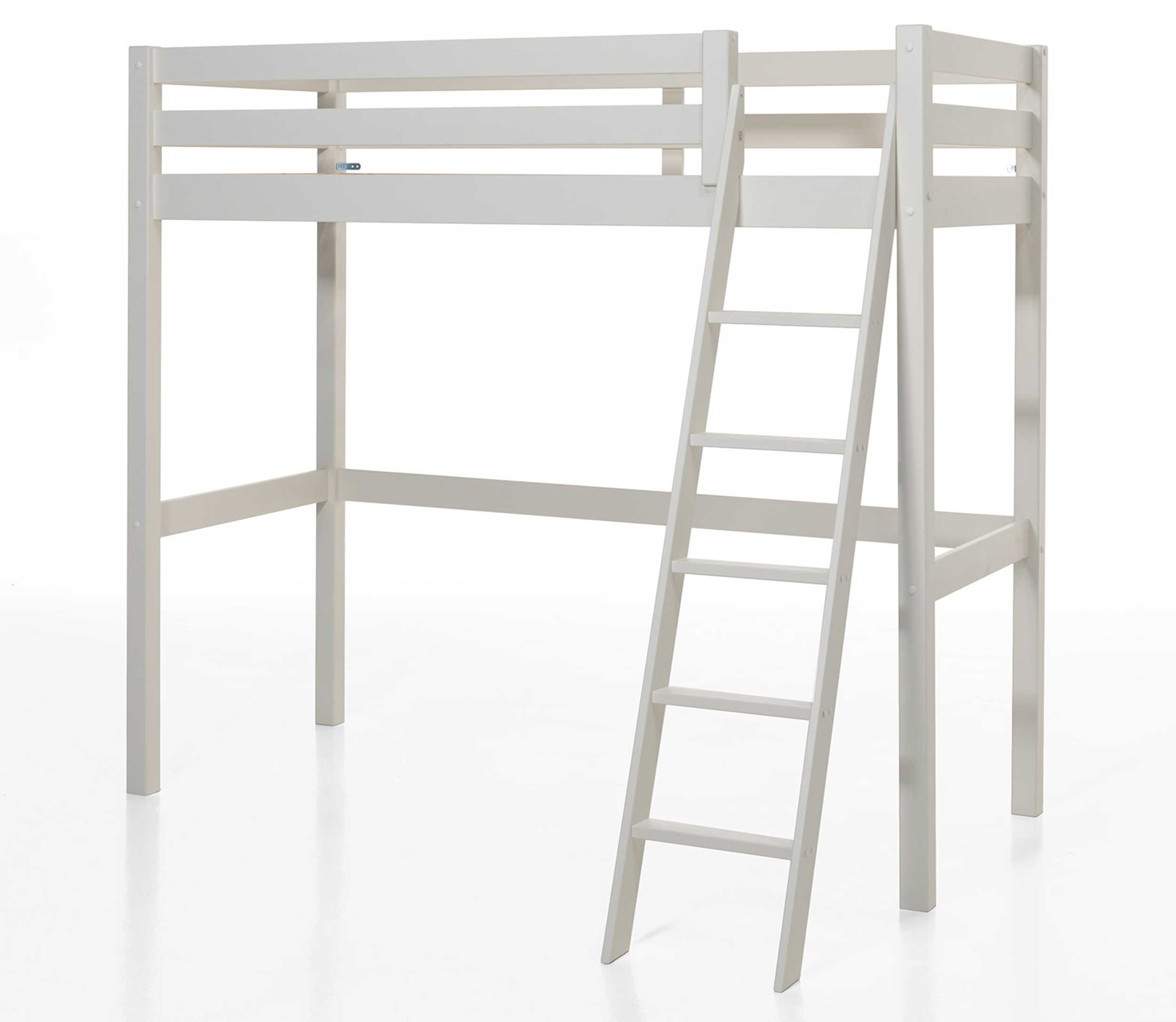 Lit mezzanine Claire 90 x 200cm avec bureau - blanc - Image 2